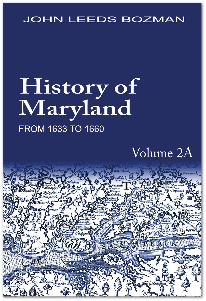 History of Maryland Volume 2A: John Bozman