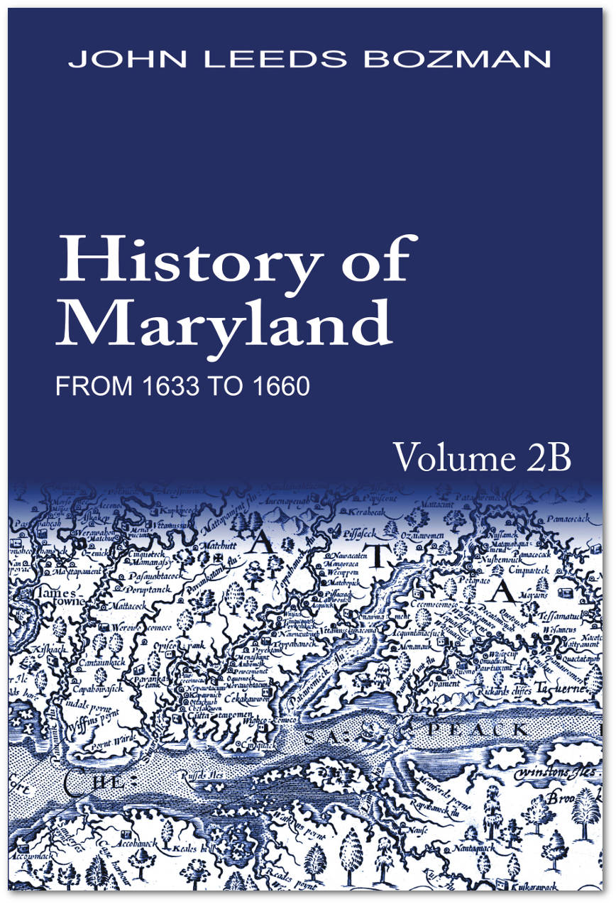 History of Maryland Volume 2B: John Bozman